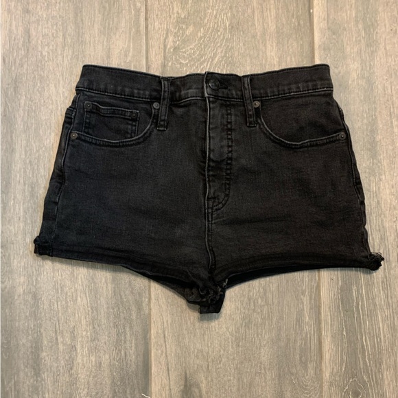 Madewell High Rise Denim Shorts - Picture 1 of 6